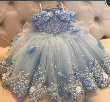Cinderella Birthday Party Dresses for Kid Flower Girl Dresses