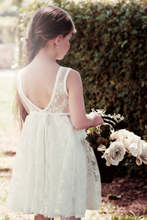 Charger l&#39;image dans la galerie, Knee Length Flower Girl Dresses Sleeveless