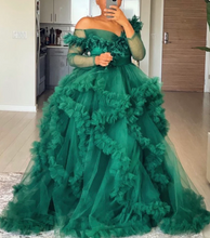 Load image into Gallery viewer, Plus Size Green Prom Dresses for Women
