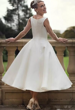 Load image into Gallery viewer, Vintage Wedding Dresses Bridal Gown Ankle Length