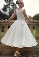 Cargar imagen en el visor de la galería, Vintage Wedding Dresses Bridal Gown Ankle Length