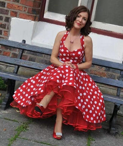 1950s Vintage Bridesmaid Dresses Polka Dots