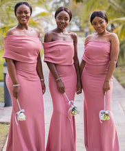 Load image into Gallery viewer, Unique Bridesmaid Dresses Mermaid Style