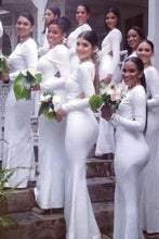 Charger l&#39;image dans la galerie, Bridesmaid Dresses Mermaid with Sleeves