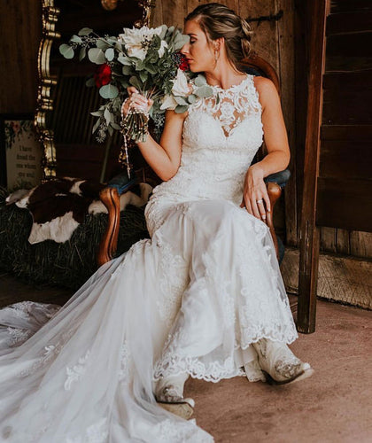 Elegant Bridal Gown Wedding Dresses Sleeveless