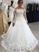 Load image into Gallery viewer, Bridal Gown Wedding Dresses with Appliques