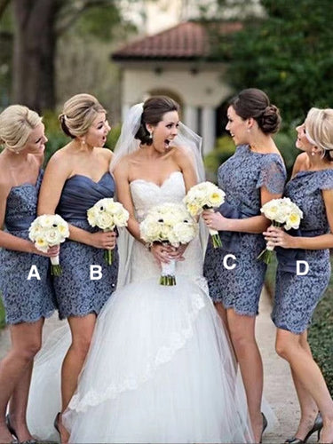 Lace Short Bridesmaid Dresses