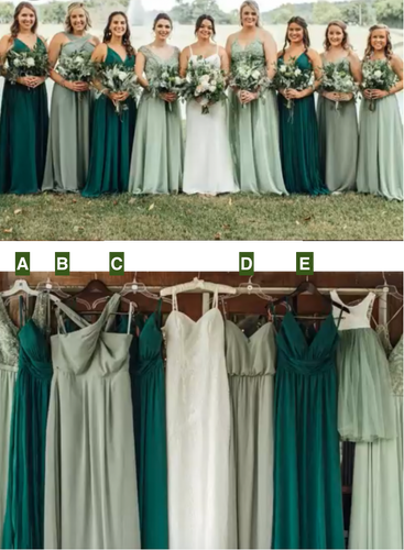 Mismatched Bridesmaid Dresses for Wedding Party