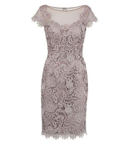 Cap Sleeves Lace Mother of the Bride Dresses