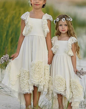 Load image into Gallery viewer, Beach Flower Girl Dresses Square for Wedding