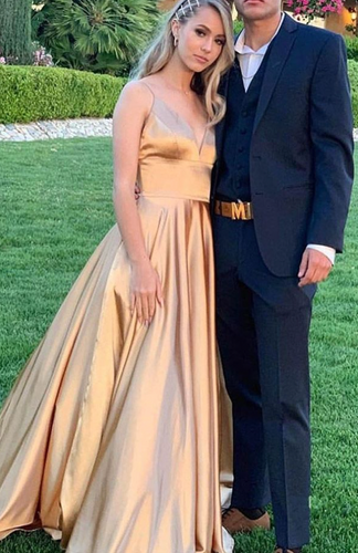 Spaghetti Straps Prom Dresses under 100