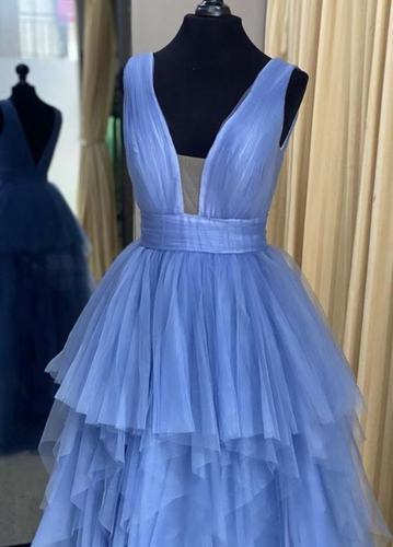 Deep V Neck Prom Dresses for Women