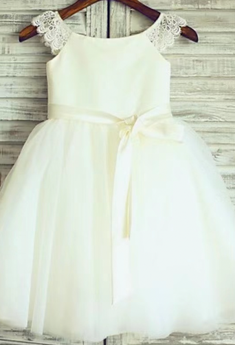 Cute Flower Girl Dresses with Sash