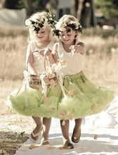 Load image into Gallery viewer, Two Piece Flower Girl Dresses TuTu Skirt