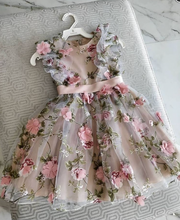 Load image into Gallery viewer, Sweet Flower Girl Dresses with 3D Flowers