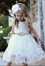 Load image into Gallery viewer, Flower Girl Dresses Kid&#39;s Dress with Bownot