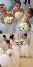 Load image into Gallery viewer, Flower Girl Dresses with Bowknot Lace