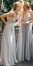 Charger l&#39;image dans la galerie, Gray Convertible Bridesmaid Dresses for Wedding Party