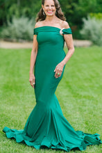 Charger l&#39;image dans la galerie, Green Mermaid Mother of the Bride Dresses