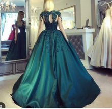 Load image into Gallery viewer, Green Prom Dresses Pageant Dresses Birthday Gown