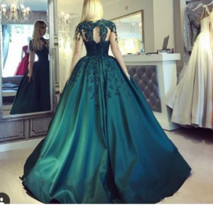 Green Prom Dresses Pageant Dresses Birthday Gown