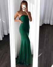 Charger l&#39;image dans la galerie, Green Prom Dresses Evening Gown Sweetheart