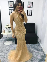 Charger l&#39;image dans la galerie, Luxury Prom Dresses Mermaid with Rhinestones