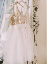 Load image into Gallery viewer, Flower Girl Dresses Floor Length with Sequins