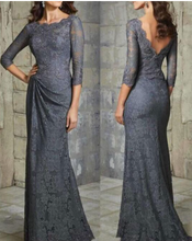 Charger l&#39;image dans la galerie, Lace Mother of the Bride Dresses with Sleeves