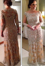 Load image into Gallery viewer, Luxurious Mother of the Bride Dresses with Appliques Beading