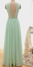 Load image into Gallery viewer, Mint Green Bridesmaid Dresses