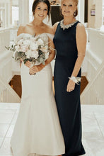 Load image into Gallery viewer, Mother of the Bride Dresses Dark Navy