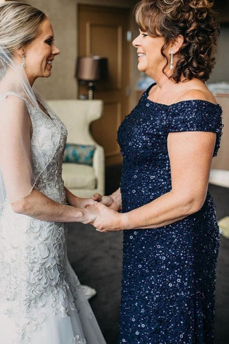 Mother of the Bride Dresses Floor Length Sequins