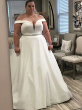 Load image into Gallery viewer, Plus Size Wedding Dresses Bridal Gown Off Shoulder