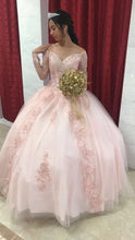 Load image into Gallery viewer, Off Shoulder Prom Dresses Birthday Dress with Flowers