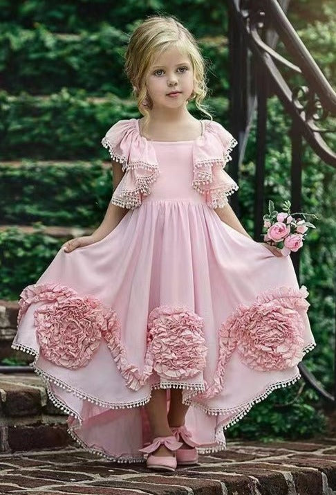 Hi Low Flower Girl Dresses Birthday Dresses