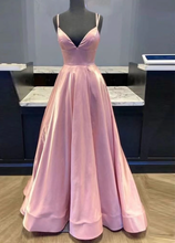 Load image into Gallery viewer, Pink Prom Dresses Spaghetti Straps Under 100