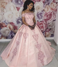 Load image into Gallery viewer, Pink Prom Dresses Pageant Dress Birthday Dresses