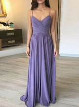 Laden Sie das Bild in den Galerie-Viewer, Spaghetti Straps Long Prom Dresses Under 100