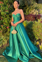 Load image into Gallery viewer, Prom Dresses Sweetheart Green for Party