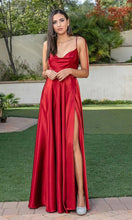 Carica l&#39;immagine nel visualizzatore di Gallery, Prom Dresses Spaghetti Straps Red under 100