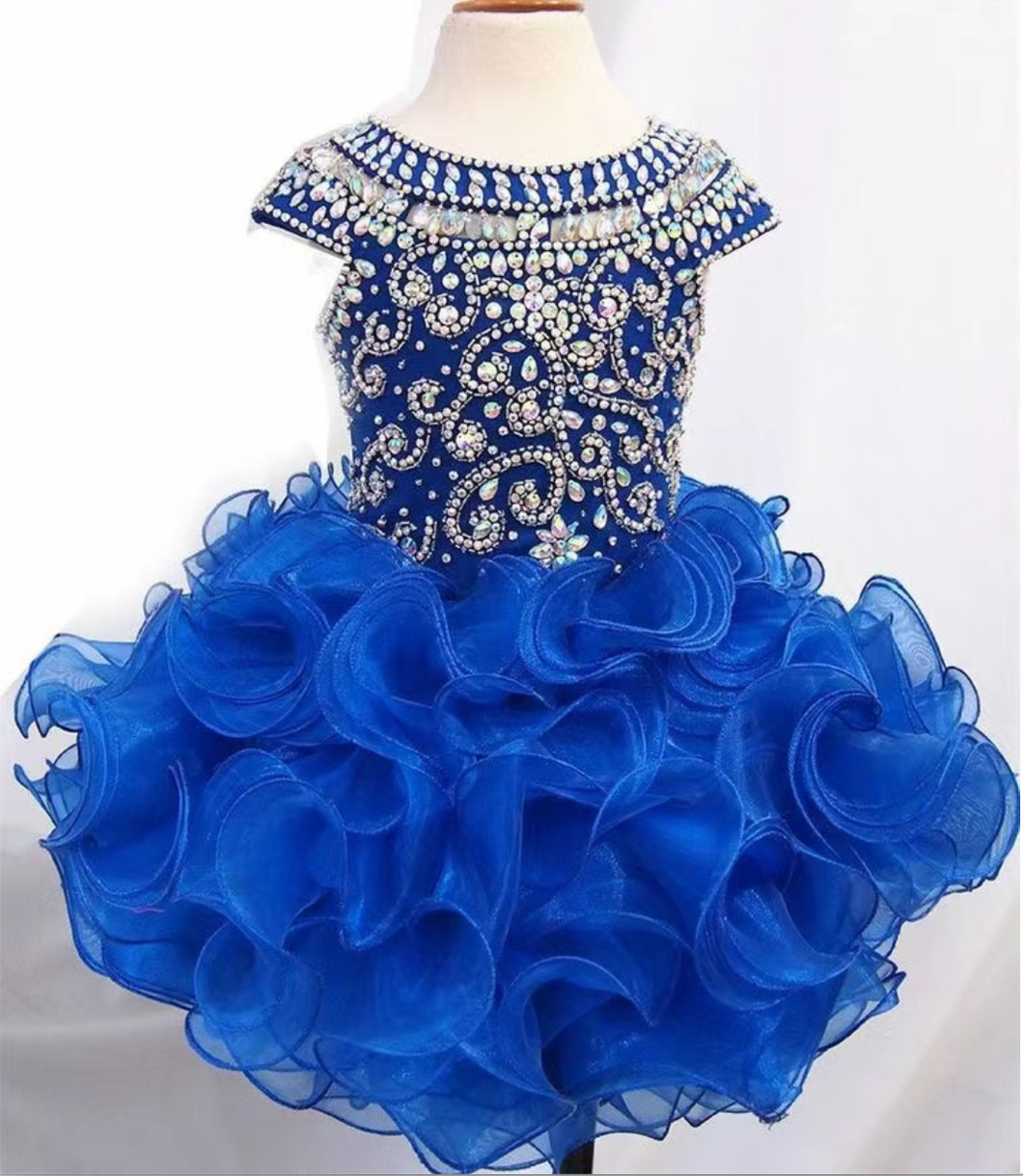 Royal Blue Flower Girl Dresses Pageant Dresses