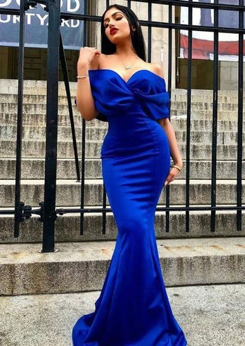 Royal Blue Mermaid Prom Dresses