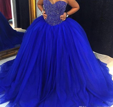 Charger l&#39;image dans la galerie, Royal Blue Prom Dresses Birthday Dresses