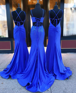 Royal Blue Prom Dresses Mermaid Dress