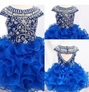 Royal Blue Flower Girl Dresses Pageant Dresses