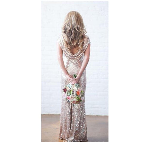 Sheath Long Cap Sleeves Bridesmaid Dresses Under 100