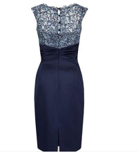 Charger l&#39;image dans la galerie, Cap Sleeves Sheath Mother of the Bride Dresses with Lace Sequins