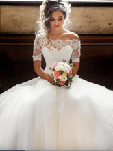 Load image into Gallery viewer, Wedding Dresses Bridal Gown with Lace Sheath