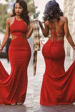 Carica l&#39;immagine nel visualizzatore di Gallery, Sheath Prom Dresses Red under 100